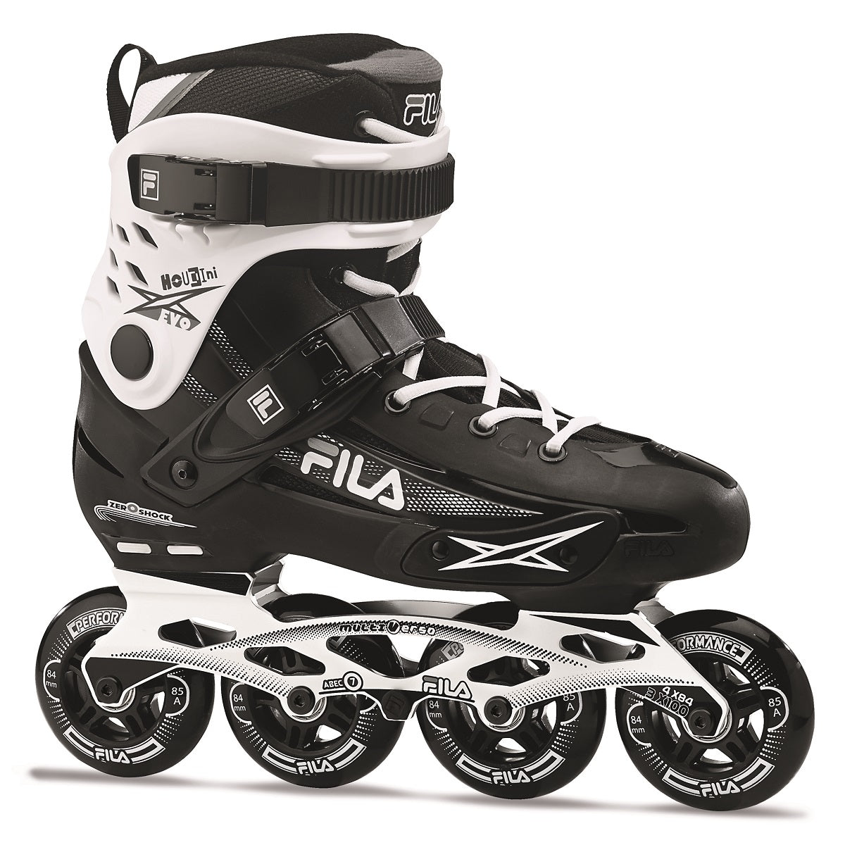 Patines HOUDINI EVO BLACK/WHITE-vista frontal