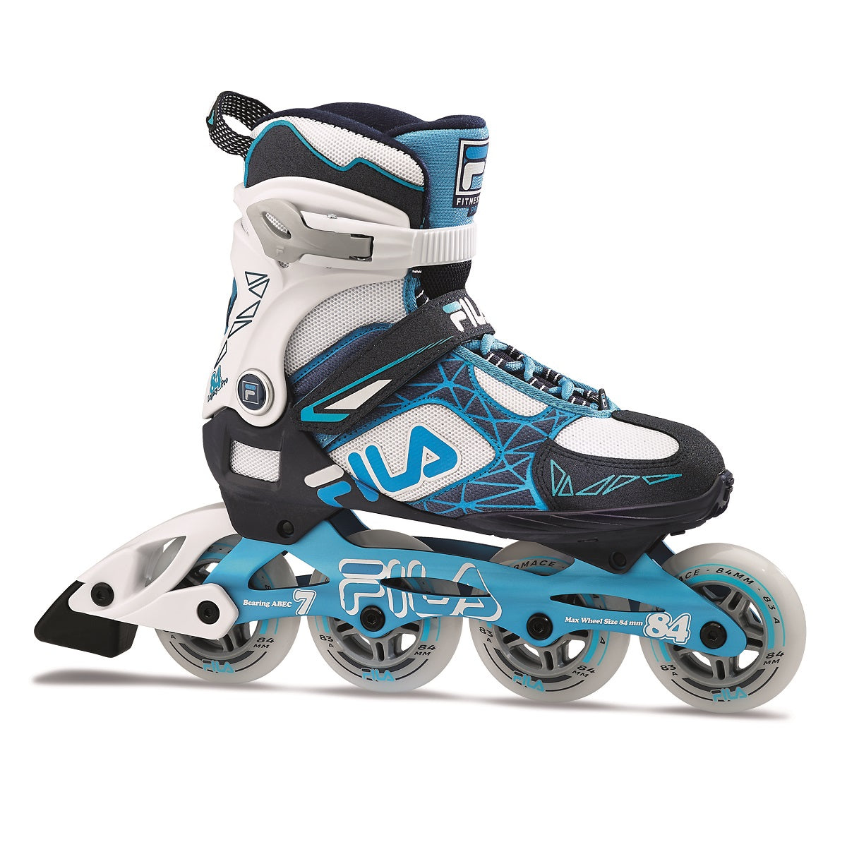 Patines LEGACY PRO 84 LADY BLUE/WHITE/LIGHTBLUE-vista frontal