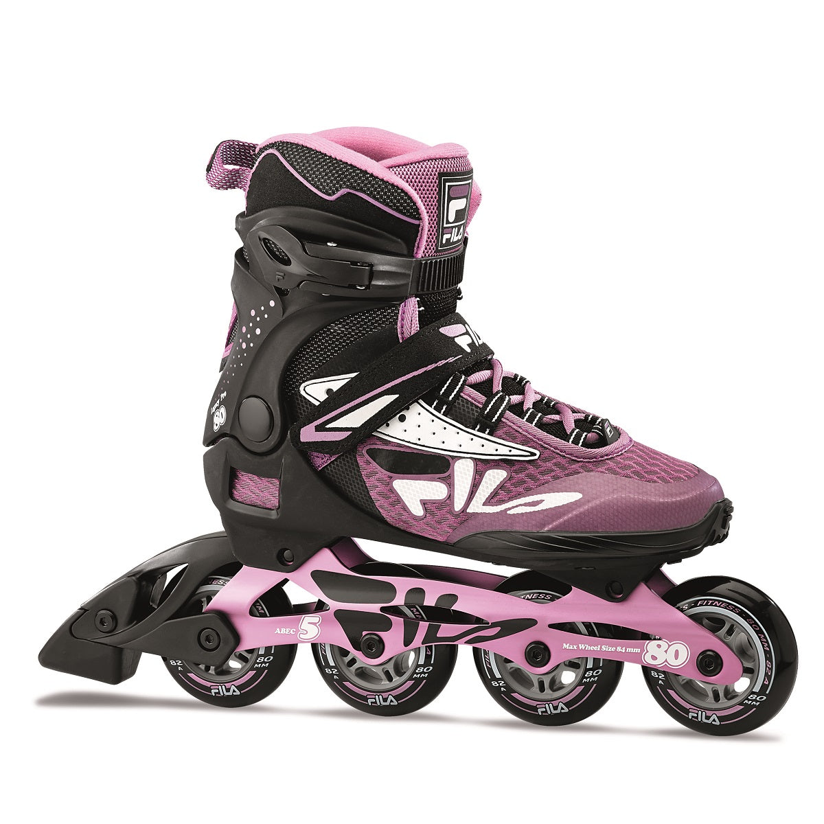 Patines LEGACY PRO 80 LADY BLACK/VIOLET-vista frontal