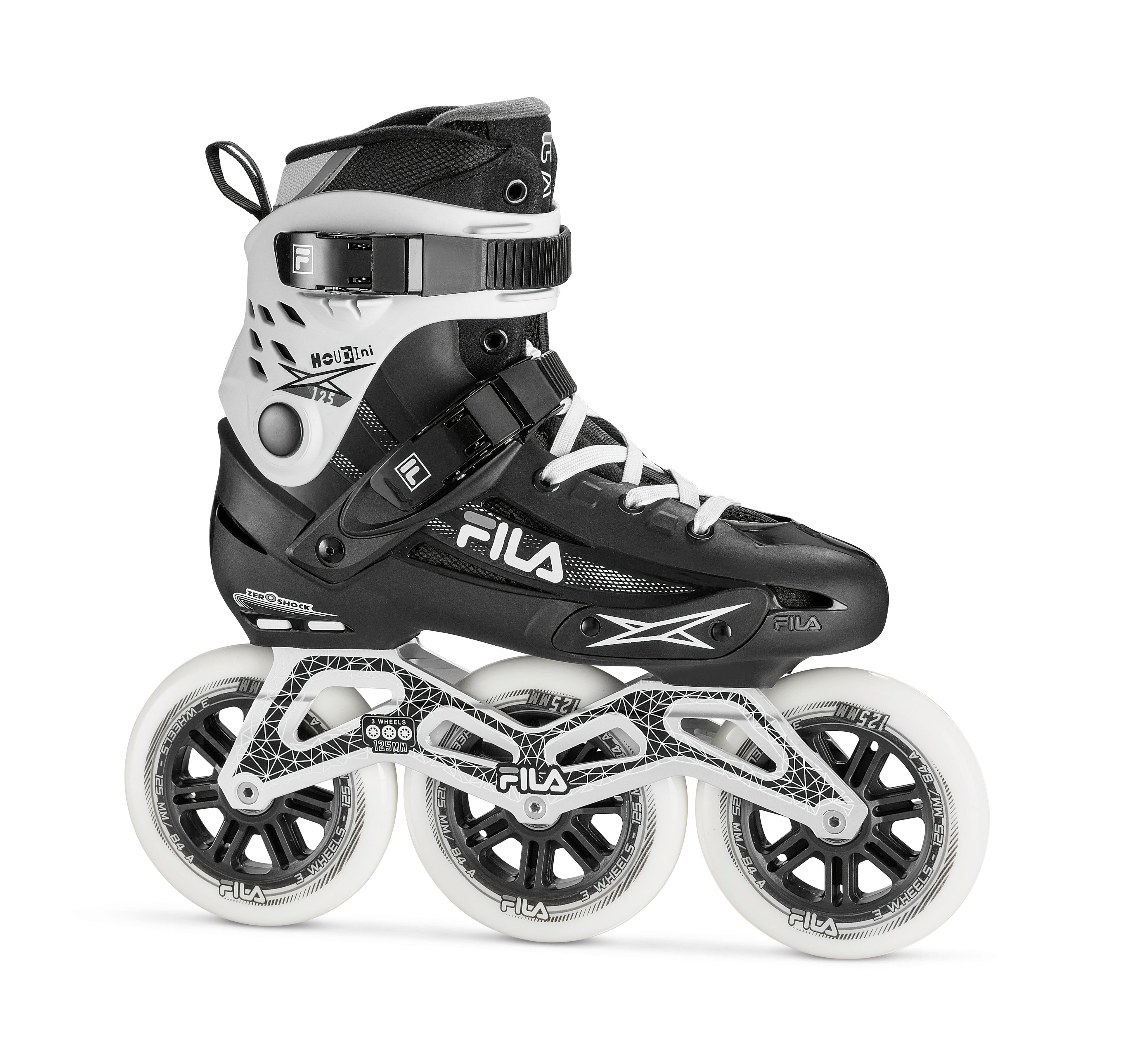 Patines HOUDINI 125 BLACK/WHITE-vista frontal