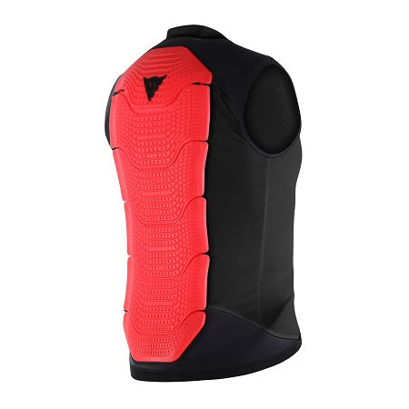 GILET MANIS 13 BLACK/RED-FLUO